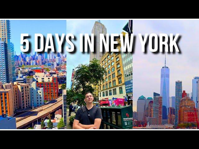 5 Day NYC Itinerary! New York City Travel Guide