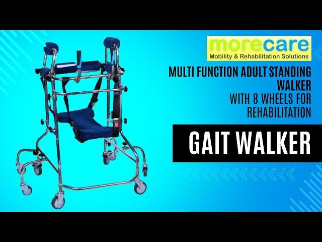 Morecare Multi Function Adult Standing Walker - Comprehensive Gait Rehabilitation Review