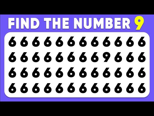 Find the ODD One Out | Find The ODD Number And Letter Edition! | Emoji Quiz | Easy, Medium, Hard