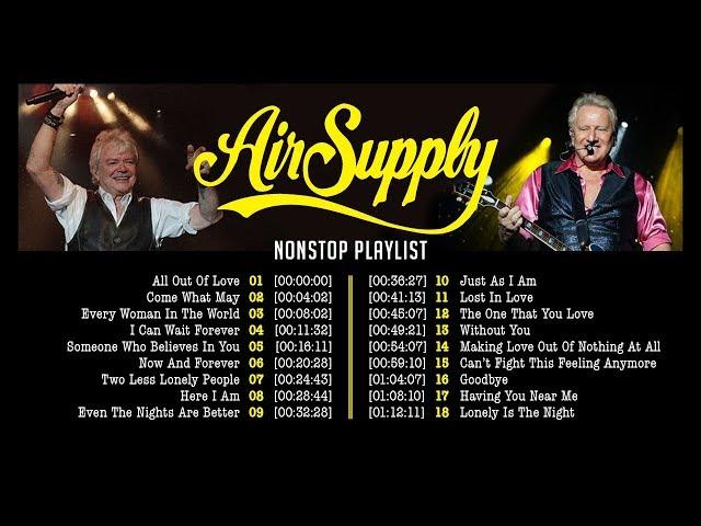 Air Supply Nonstop Playlist