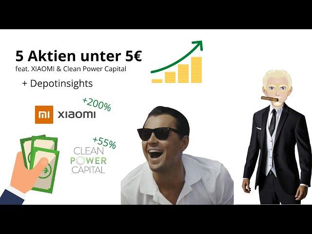 5 interessante Aktien für unter 5€ | Investieren in 2022