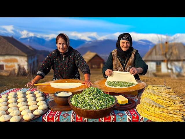 Crispy Gutab Recipe: Traditional Village Flatbread with Fresh Herbs