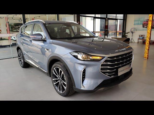 2023 JETOUR X70 PLUS Light Blue Color | Exterior and Interior Walkaround