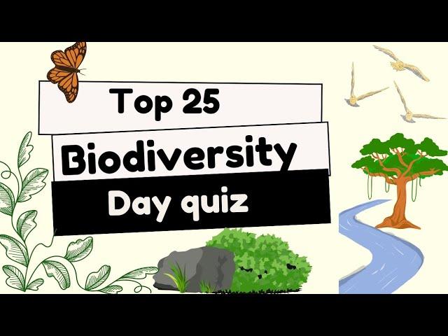 Biodiversity Day 2025 quiz| International Biodiversity day 2025 quiz