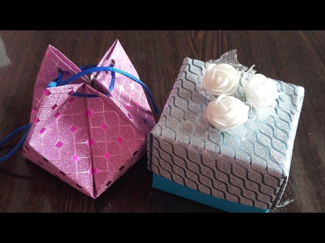 Easy and quick paper gift boxes | Sadhana Arora