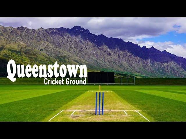 Queenstown Cricket Ground, New Zealand I Most Beautiful Cricket Ground in The World.