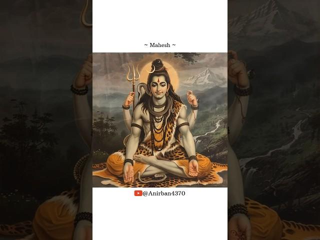 The Holy Trinity / Trimurti ️ || #brahma #vishnu #mahesh #mahadev #shorts #youtubeshorts #god