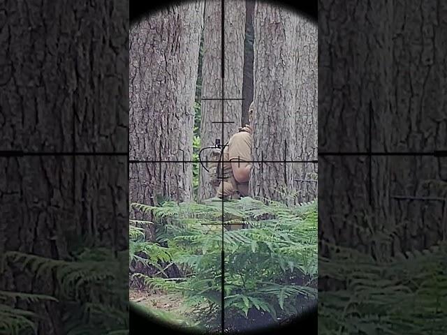Introducing My New Pew Pew To The Enemies #airsoft #bush #sniper #headshot #combat #pewpew
