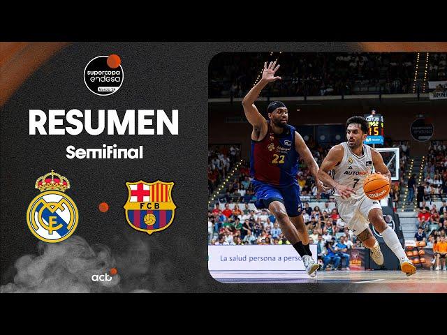 Real Madrid - Barça (89-83) RESUMEN | Supercopa Endesa 2024