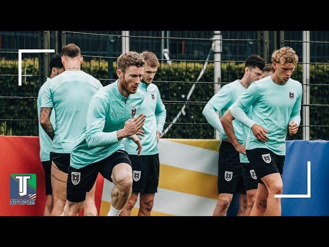 The Austrian National Team TRAINS for the CLASH against Türkiye at Euro 2024