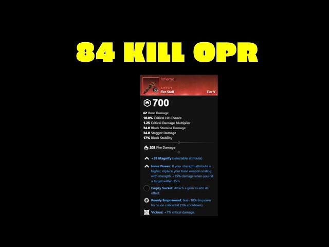 New World Aeternum - 84 KILLS IN AN OPR!?! - RANK 1 INFERNO / HATCHET  (Build At End)