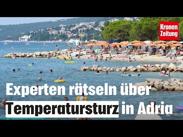 Mysteriöser Temperatursturz in der Adria: Warum fiel die Wassertemperatur rasant von 30 auf 19 Grad?