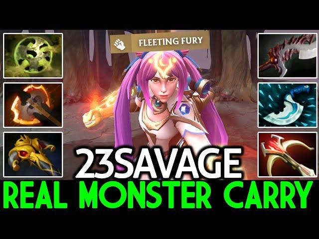 23SAVAGE [Marci] Real Monster Carry with New Fleeting Fury Dota 2