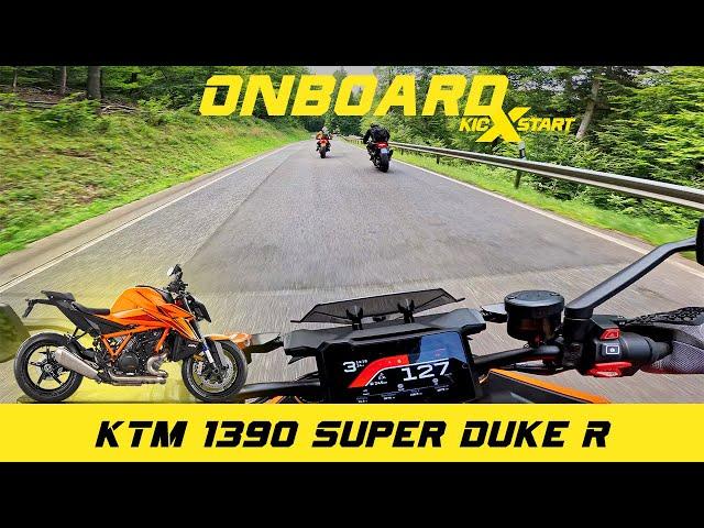 Onboard in de Eifel | KTM 1390 Super Duke R, Ducati Streetfighter V4 S, Aprilia Tuono V4 Factory