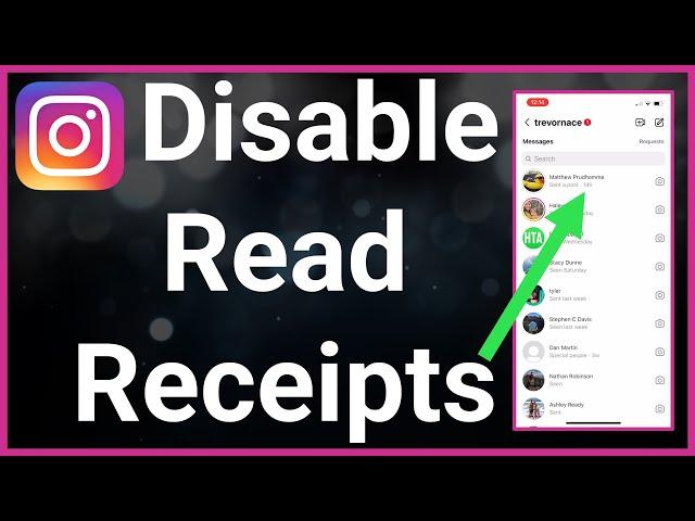 How To Turn Off Read Receipts On Instagram