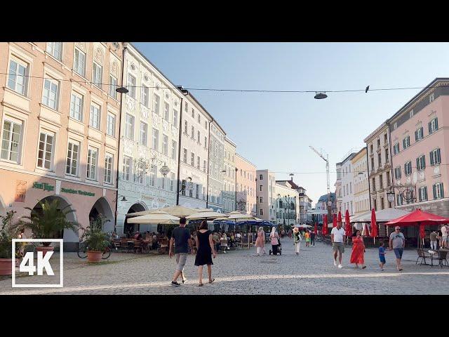 Rosenheim GERMANY Bavaria 2022 • 4K 60fps ASMR Real Time Virtual Walking Tour