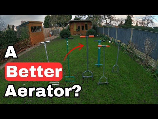 A More EFFICIENT Hand Lawn Aerator For Improving Drainage And Relieving Compaction