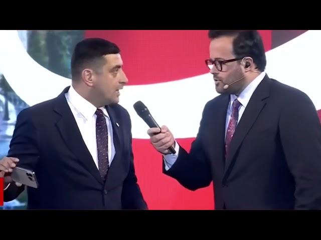 George Simion dă buzna la Antena 3 - Mihai Gâdea, dialog incredibil cu candidatul AUR