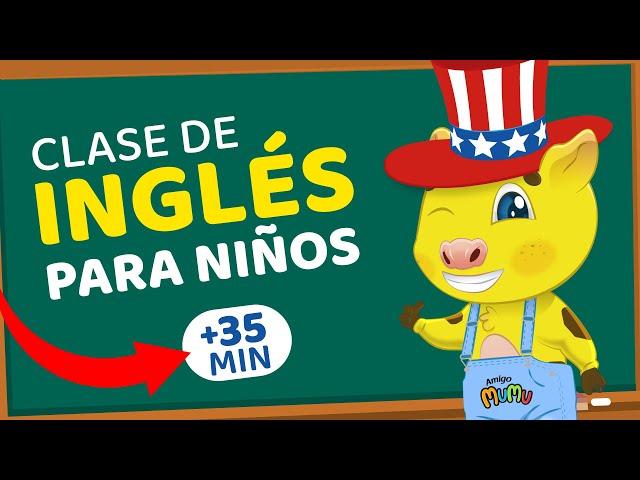 ENGLISH FOR KIDS | ALPHABET, VERB TO BE, GREETINGS, AND MUCH MORE! | AMIGO MUMU