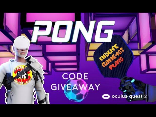 Midlife Game-ist VR - PONG - Quest 2 -  Code Giveaway Breakout clone in VR