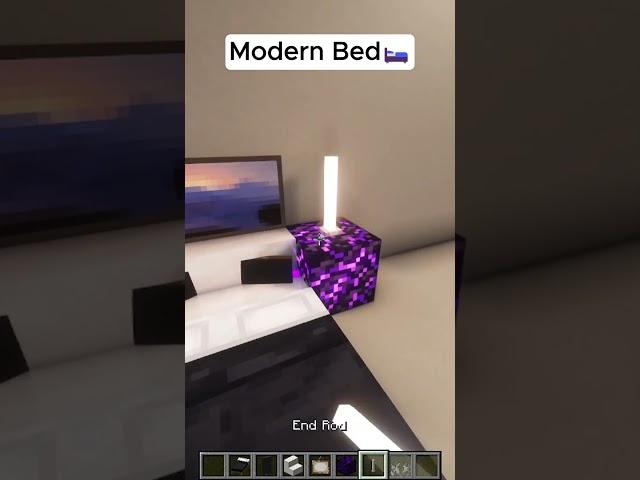 Modern Bed Design  | LegendLuap #minecraft #simple #modern #design