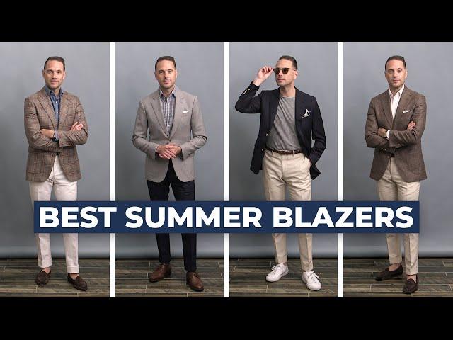 5 Best Men's Summer Season Blazers | Summer Sport Coat Outfit Ideas