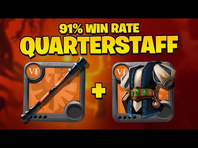 Best Quarterstaff Build CORRUPTED DUNGEON #albiononline