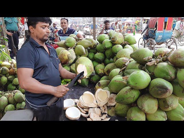 Amazing Coconut Cutting Skills | Fastest Professional Cutting Skills