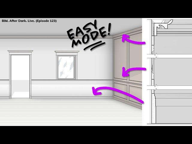 A New and EASY Way to Add Crown Molding in Revit! (w/Brenton Wiberg)