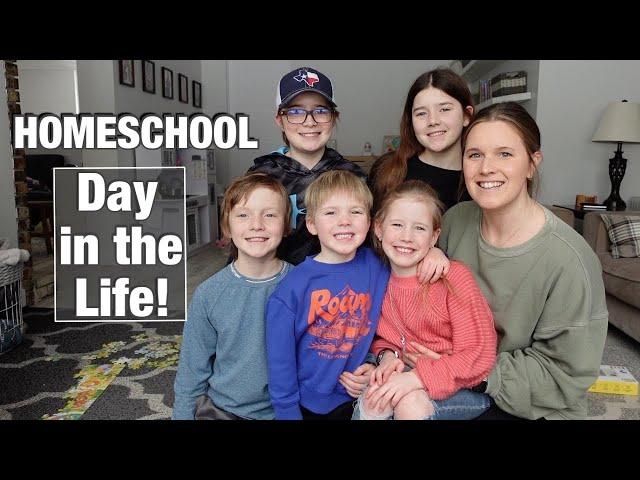 FULL HOMESCHOOL DAY | ELEMENTARY, MIDDLE, & HIGH SCHOOL | OUR DAILY ROUTINE