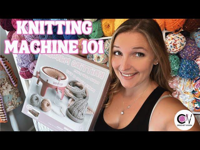 Knitting Machine 101 | Unboxing Sentro 40 AND Addi 46 | How to Oil it | Fix a Tucked Stitch