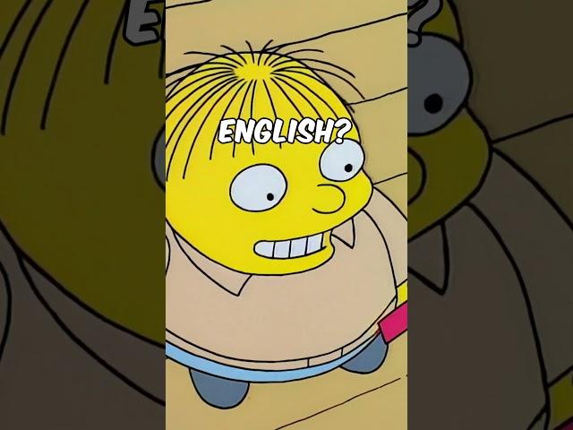 Why Is Ralph Wiggum SO Dumb in The Simpsons?