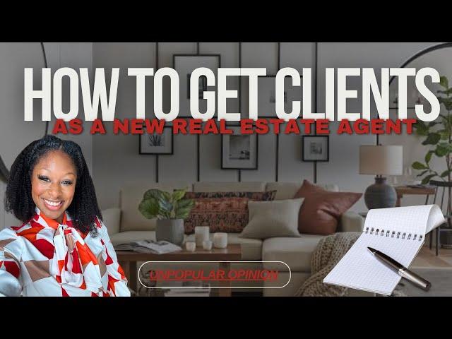 HOW TO GET NEW CLIENTS AS A NEW REAL ESTATE AGENT | The BEST way to gain momentum ‼️