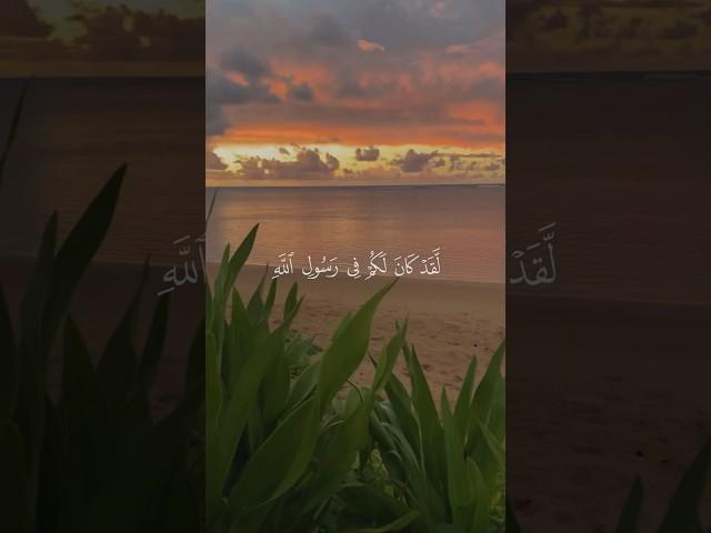 ( لقد كان لكم في رسول الله أسوة حسنة ) بصوت الشيخ محمد ايوب