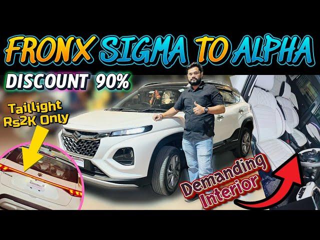 2024 Fronx Sigma To Alpha Modification With Price | Fronx Sigma Modified | Fronx Sigma Modification