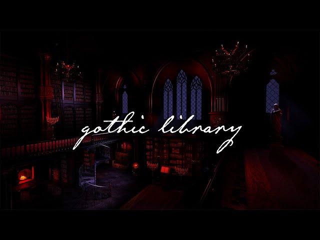 Dark Academia Piano and Cello | Gothic Library | Echoes from the Past