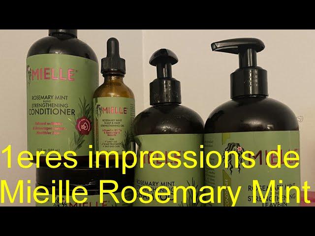 Part 1: Test de la marque Mielle Rosemary Mint Collection FR