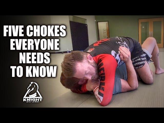 5 Chokes Everyone Needs to Know (well, Five-ish anyway) | Jiu-Jitsu Fundamentals