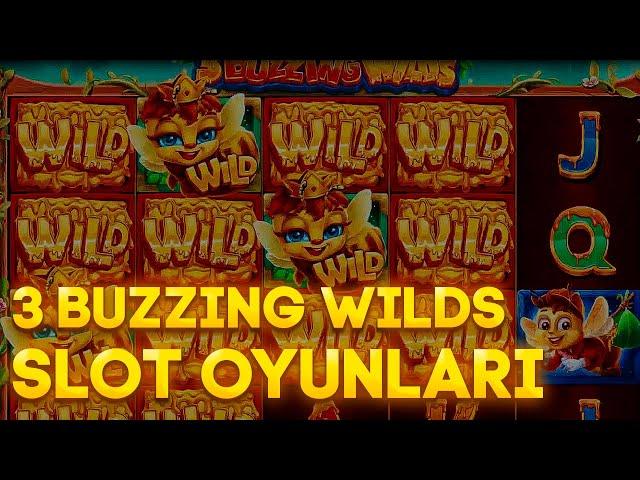 SLOT OYUNLARITEK BONUSTA 3 KRALİÇE ARI3 BUZZING WILDS #slotoyunları #casino #slots