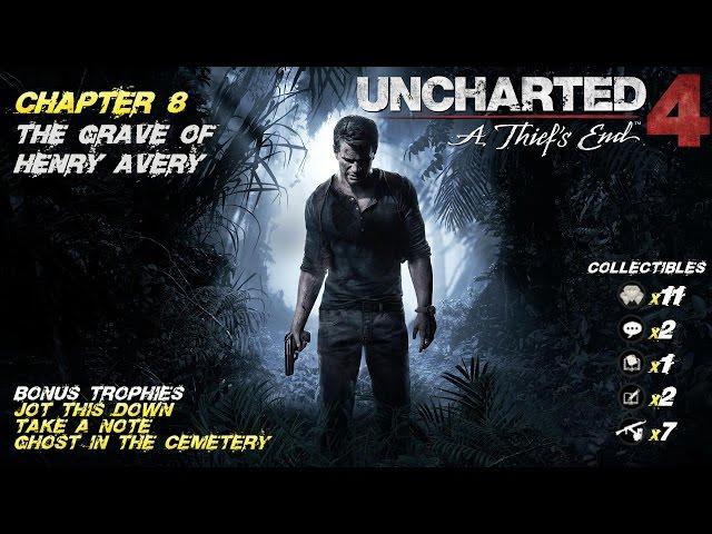 Uncharted 4: Chap. 8 The Grave of Henry Avery (All Collectibles) - HTG