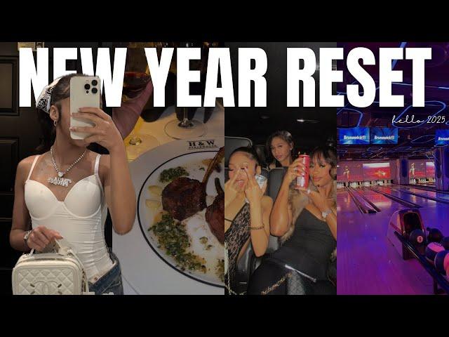 VLOG: New Year Reset 2025 | Starting New Habits, Girls Night , Gym Journey , cooking + More !