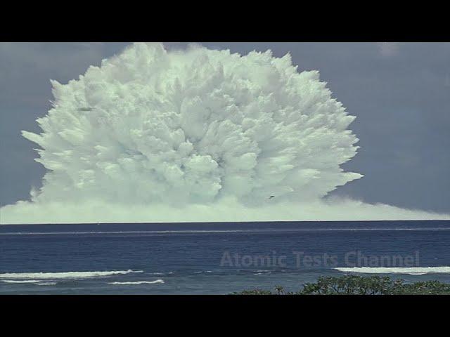 Suyun 150 metre altında Atom bombası patlaması..