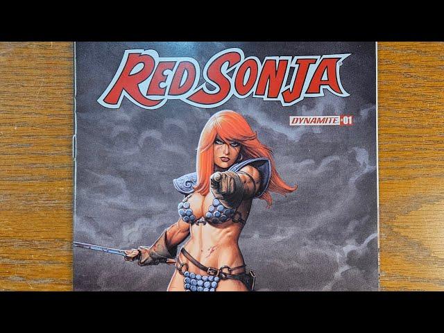 Reviewing Redd Sonja number 1 from Dynamite comics.