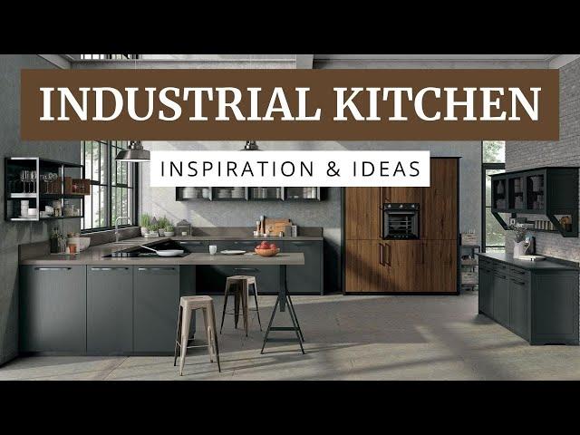 Modern Industrial Kitchen Cabinet Trends 2024  | Inspiration & Ideas for URBAN INDUSTRIAL Style