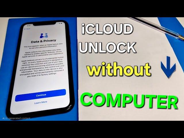 iPhone 6,7,8, X,11,12,13,14,15,16 Activation Lock Unlock without Computer️ iCloud Unlock Success ️