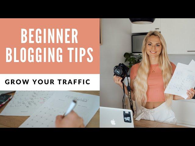 5 BLOGGER TIPS For Beginners I Advice from a full time blogger to grow your blog traffic