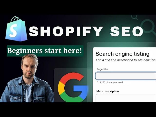 Shopify SEO Optimization for Beginners - Practical Walkthrough