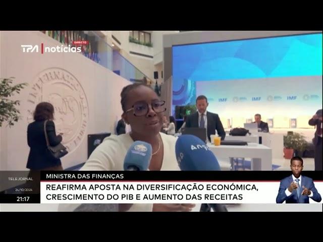 Ministra das Finanças reafirma aposta na diversificação económica e crescimento do PIB