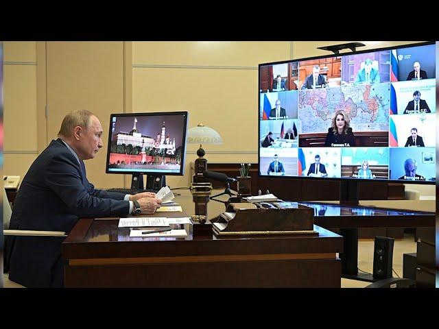 Видеоконференция В. Путина. В. Абрамченко - о Мордовии