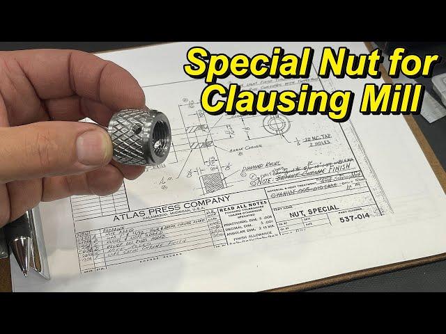 SNS 376: Special Nut for Clausing Mill Drawbar